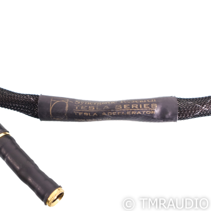 Synergistic Research Tesla Accelerator RCA Cables; 1m Pair Interconnects